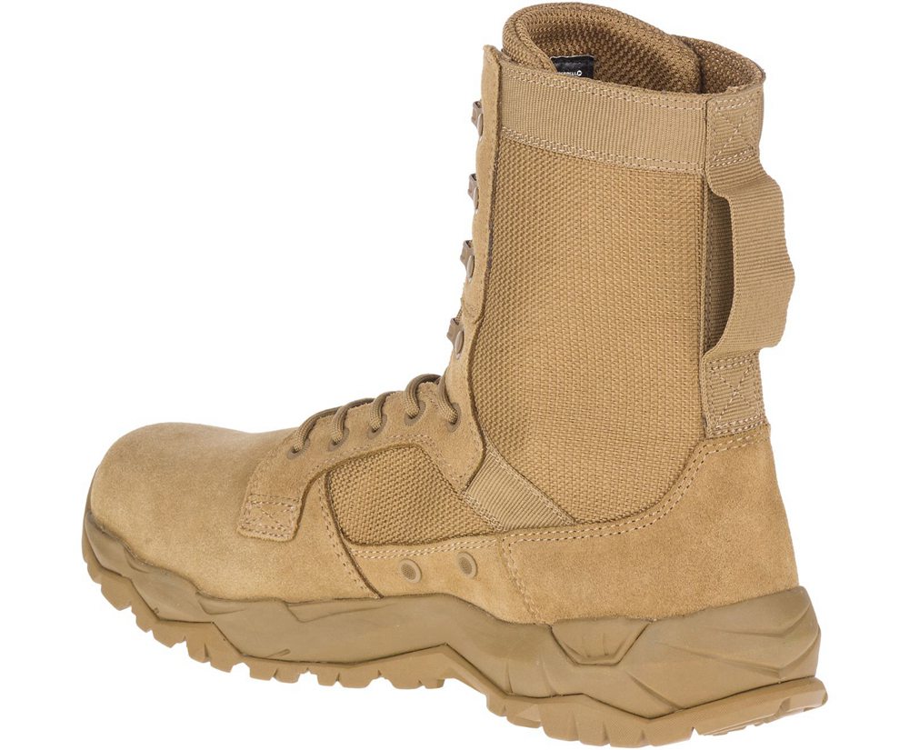 Merrell Boots Khaki - MQC 2 Tactical Wide Width - Mens 87HGQRIDY